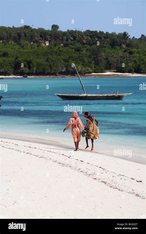 Kendwa Beach Zanzibar Tanzania East Africa Africa Stock Photo Alamy