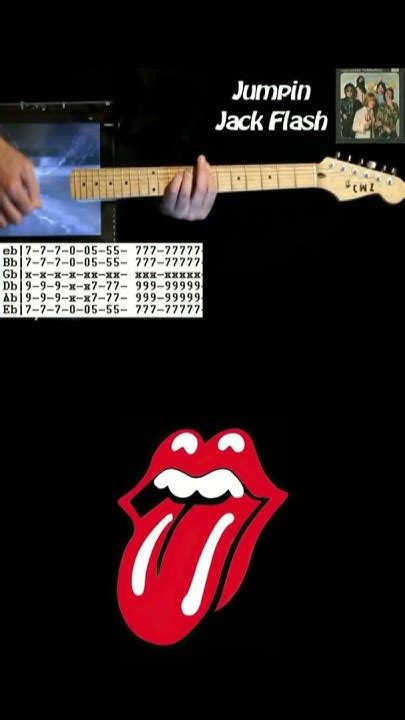 Rolling Stones Jumpin Jack Flash Guitar Tab Cover Youtube