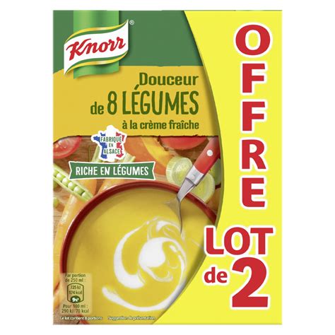 Knorr Soupe Douceur De L Gumes La Cr Me Fraiche X Parts X L Pas