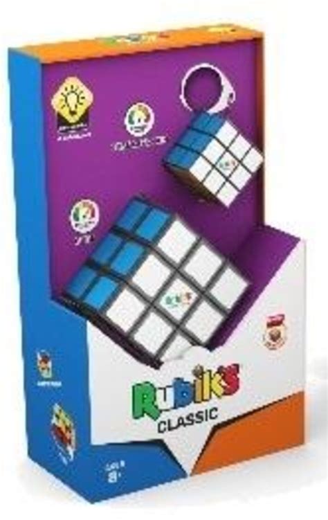 Zestaw Classic Kostka Rubika 3x3 I Brelok Gra Planszowa Rubik