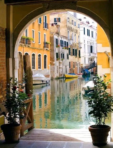 ART Vintage Canal View In Venice Italy Facebook Beautiful