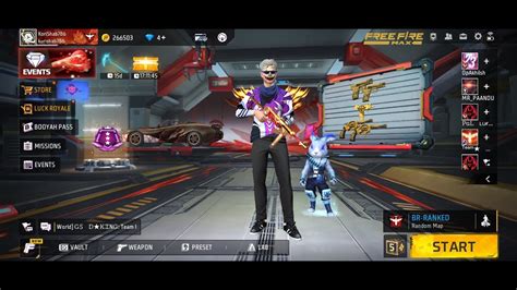 BR Rank Push Hindi Garena Free Fire Happy Stream Playing Solo