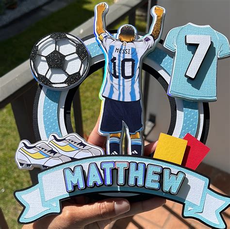 Messi Cake Topper Messi Inter Miami Cake Topper Soccer Cake Etsy