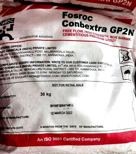 Waterproofing Coating Fosroc Conbextra Gp N Kg Packaging Size