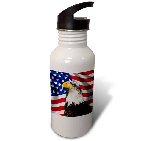 American Flag Usa Bald Eagle Patriotism Patriotic Stars Stripes 21 Oz