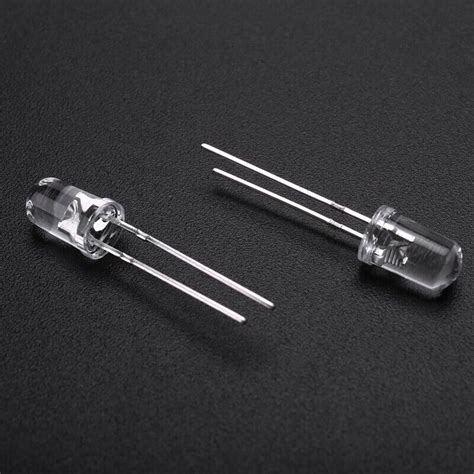 Pcs Mm Warm White Led Diode Lights Dc V Ma Bulb Lamps