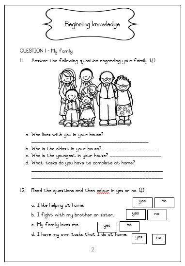 GRADE 1 Life Skills Assessment Term 2 2019 Juffrou 911