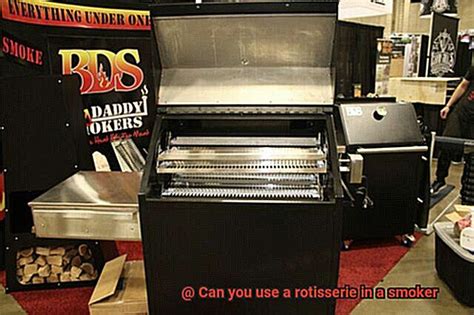 Can you use a rotisserie in a smoker? - Pastime Bar And Grill