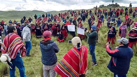 Cusco Comunidades De Espinar Bloquean Corredor Minero Del Sur Y