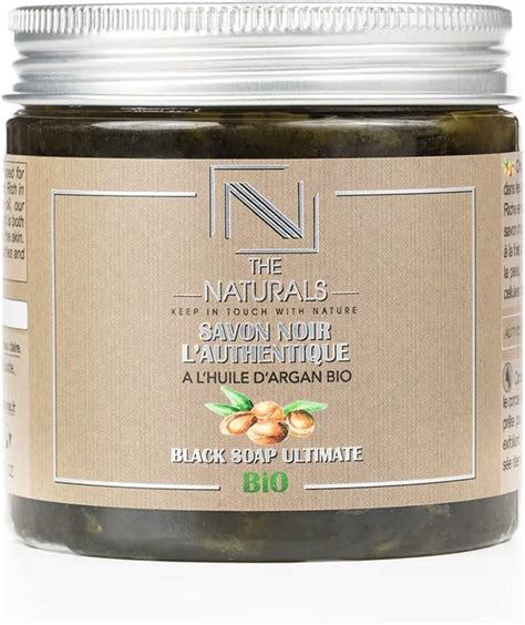 Savon Noir à l Argan BIO Authentique Naturel Gommage corps Soin