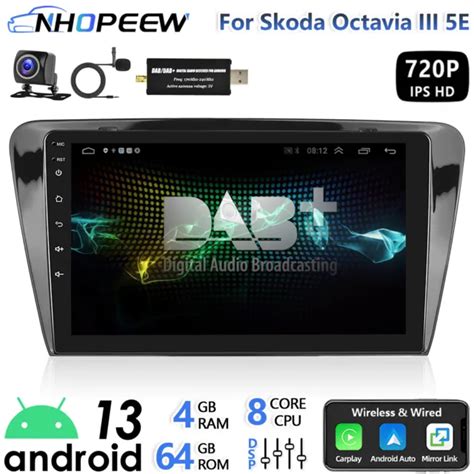 Dab Gb Android Core Autoradio Gps Navi Carplay F R Skoda