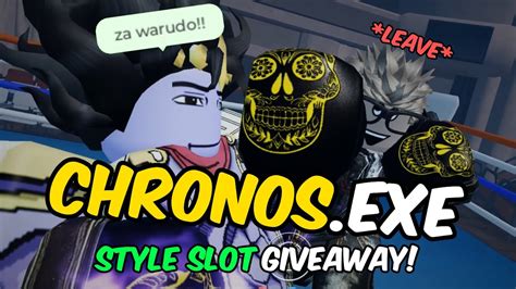 I Made My Enemy Quit With Nerfed Chronos Style Slot Giveaway 🤑