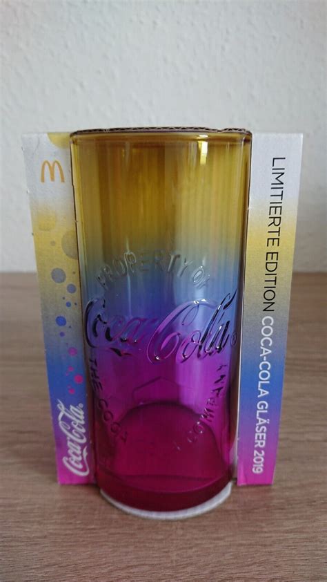 McDonald S Coca Cola Glas REGENBOGEN 2019 NEU OVP Limitierte Edition