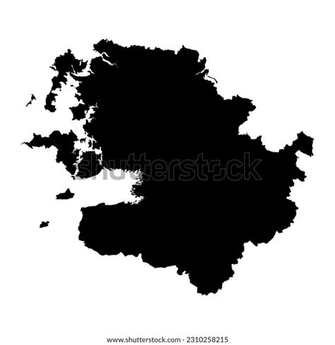 County Mayo Map Administrative Counties Ireland Stock Vector Royalty