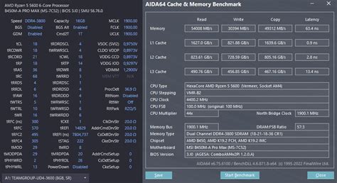 expected aida scores   memory roverclocking
