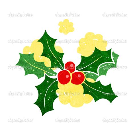 Cartoon holly Stock Vector by ©lineartestpilot 48414625