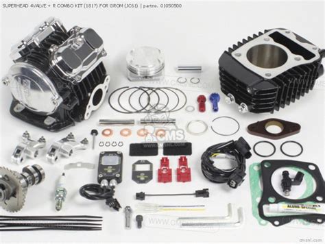 01050500 Superhead 4valve R Combo Kit 181 For Grom Jc61