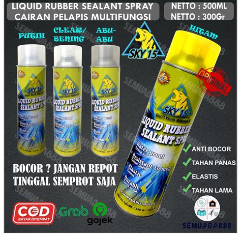 Jual Cairan Liquid Pelapis Anti Bocor Waterproof Liquid Rubber Sealant