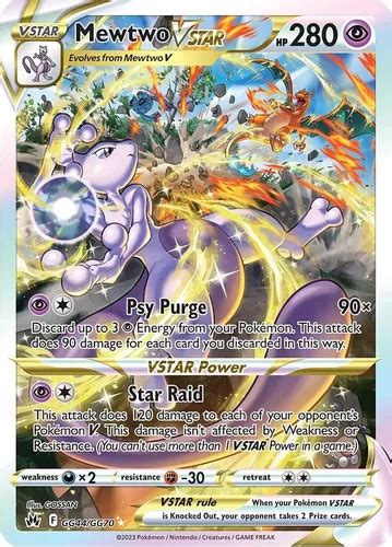 Mewtwo Vstar Crown Zenith Pokémon Tcg Carta Original Envío Gratis