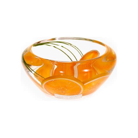 Emilio Robba Orange Slices Glass Bowl Shop Marcus