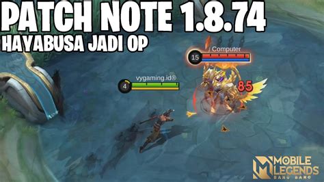 Hayabusa Buff Minotaur Nerf Claude Nerf Karrie Nerf Layla Buff