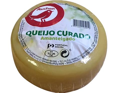 Queijo Curado Amanteigado Un Auchan Nutrip Dia