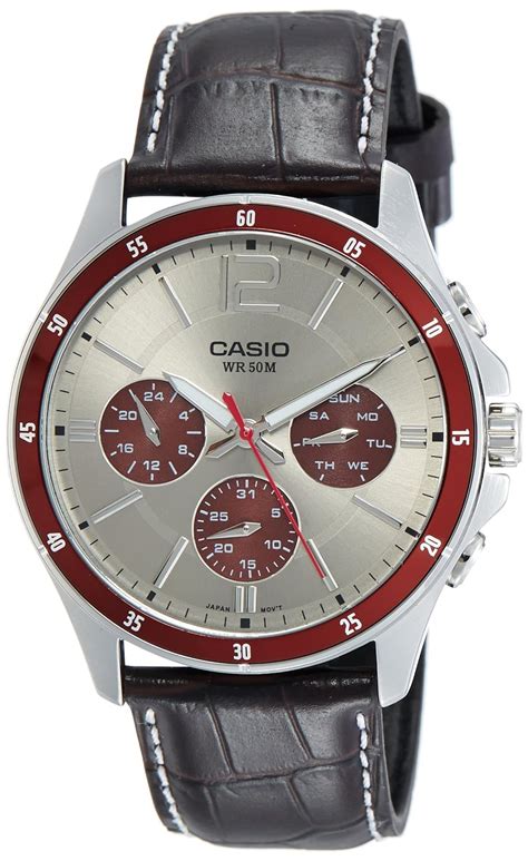 Buy Casio Enticer Analog Grey Dial Men S Watch Mtp L A Vdf A