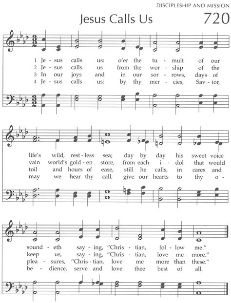 Jesus Calls Us ~ Hymn 720 ‹ First Presbyterian Winter Haven