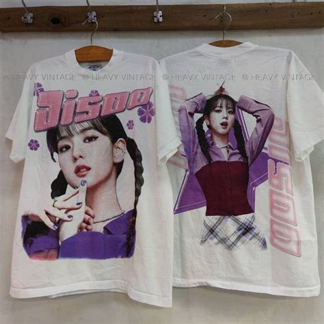 Jisoo Blackpink Bootleg Label Authentic Vintage Shirt Tour Korean Band