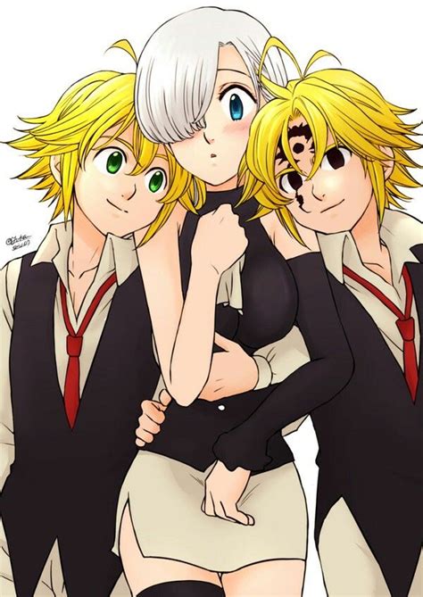 Pin De Lucy Heartfiliia En Elizabeth And Meliodas Anime 7 Pecados