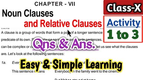 Relative Clauses Class English Grammar Question Answer Youtube