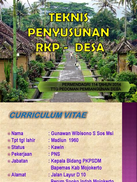 Power Point Rkp Desa Pdf