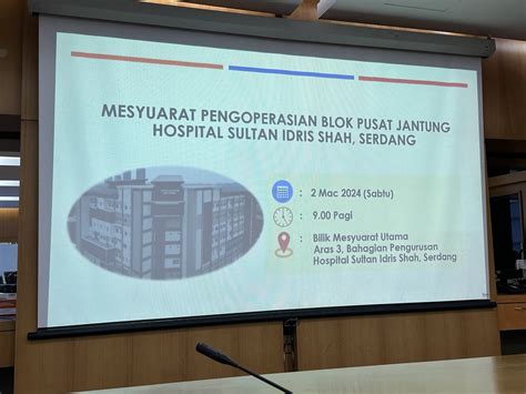 Mesyuarat Pengoperasian Pusat Jantung Hospital Sultan Idri Flickr