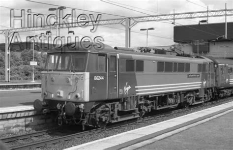 35mm Negative Br British Rail Electric Loco Class 86 86244 Birmingham Int 2000 £4 00 Picclick Uk