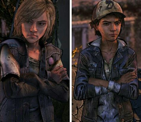 Violet and Clementine The Walking Dead Telltale, The Walking Ded ...