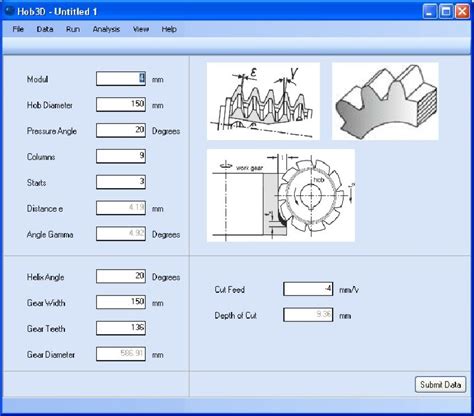 Figure 5 From Cad Based Simulation Of Gear Hobbing Semantic Scholar