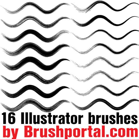 16 Free Illustrator Brushes By Brushportal On Deviantart