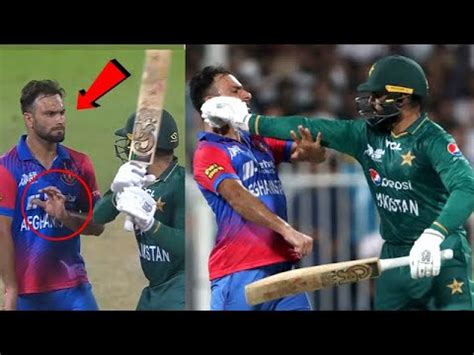 Asif Ali Loses His Cool Asif Ali Tried To Hit Fareed Ahmad With The