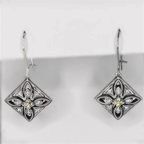 Antique Sterling Silver Earrings - Jewelers Loupe St George, Utah