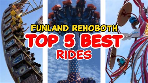 Top 5 rides at Funland Rehoboth - Rehoboth Beach, Delaware | 2022 - YouTube