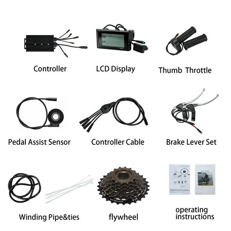 Voilamart Cc Rear Waterproof Electric Bicycle Conversion Kit V