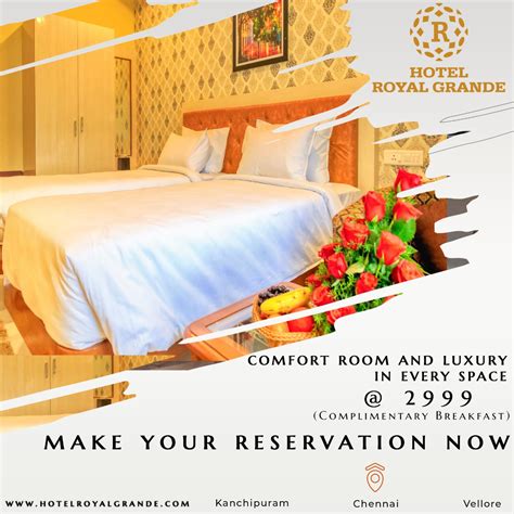 Make your Reservation now! – Hotel Royal Grande