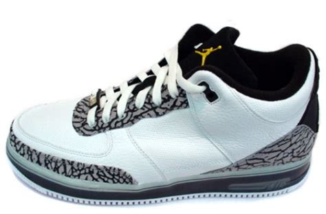 Air Jordan Force Iii Ajf 3 White Black Varsity Maize