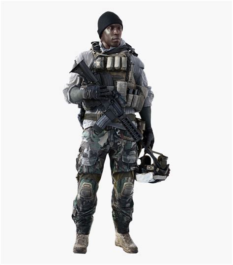 Transparent Battlefield Character Png - Battlefield 4 Players, Png ...