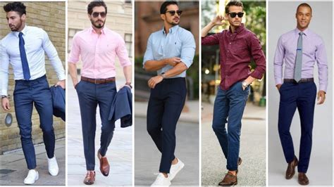 Como Combinar Pantalones Azules Para Hombre