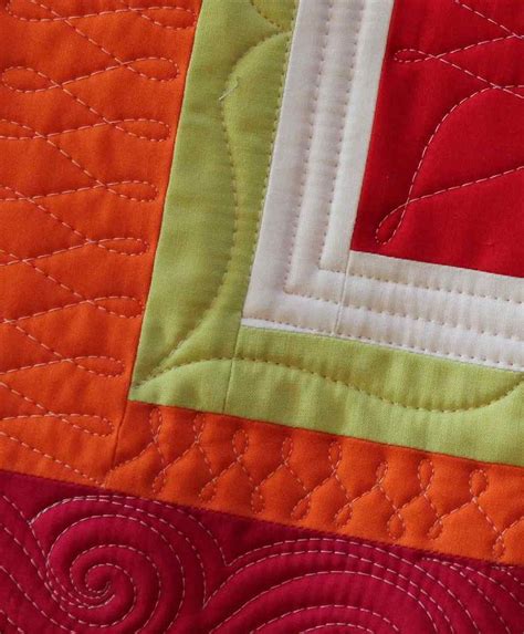 Close Up Of Quilting Free Motion Quilting Patterns Free Motion Quilt