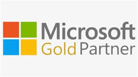 Microsoft Gold Partner Logo - Microsoft Partner Gold, HD Png Download ...