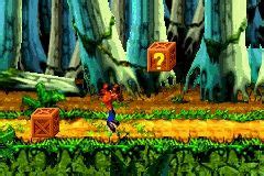 Screenshot Of Crash Bandicoot The Huge Adventure Game Boy Advance