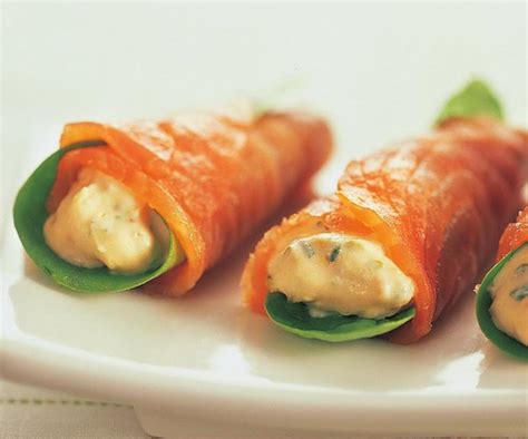 Smoked Salmon Cones Australian Womens Weekly Food