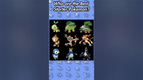 Who Are The Best Starter Pokemon Sinnoh Youtube